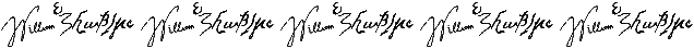 HR - based on the signature on Shakespeare's will